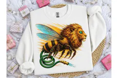 Lion Bee Chimera PNG Sublimation Design Product Image 3