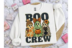 Boo Crew Halloween Ghost PNG Shirt Product Image 3