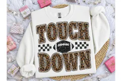 Touchdown Leopard Football PNG Sublimati Product Image 3