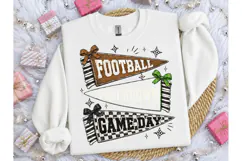 Football Game Day Pennant PNG Sublimatio Product Image 2