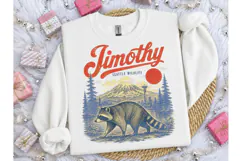 Timothy Seattle Wildlife Raccoon PNG Tee Product Image 3