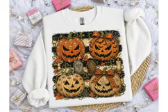 Halloween Pumpkin Quad PNG Sublimation Product Image 3