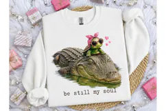 Alligator Turtle Be Still My Soul PNG Te Product Image 2