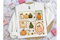 Fall Pumpkin Collage PNG Sublimation Tee Product Image 1