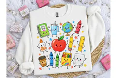 Back to School Kawaii PNG Shirt Design Product Image 3