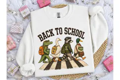 Back To School Animals PNG Tee Design Product Image 1