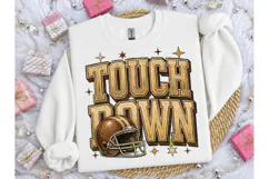 Touchdown Football Vintage PNG Shirt Product Image 1