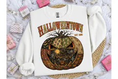 Halloweentown 1998 Pumpkin PNG Tee Product Image 3
