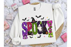 Spooky Halloween PNG Sublimation Tee Des Product Image 3
