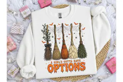 Witch Brooms Halloween PNG Tee Design Product Image 1