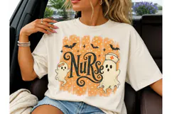 Halloween Nurse Ghost PNG Sublimation Te Product Image 1