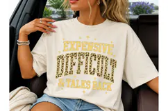 Expensive Difficult Talks Back PNG Tee Product Image 3