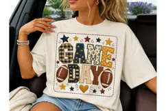 Game Day Football PNG Sublimation Tee Product Image 3