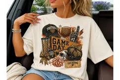 Game Day Football PNG Sublimation Tee Product Image 1