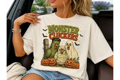 Monster Cluckers Halloween Chicken PNG Product Image 3