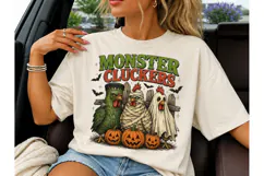 Monster Cluckers Halloween Chicken PNG Product Image 3