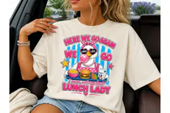 Lunch Lady Duck PNG Funny Back to School Product Image 3