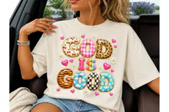 God Is Good PNG Christian Tee Design Product Image 1
