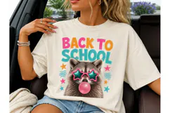 Back To School Raccoon PNG Tee Design Product Image 3