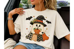 Halloween Ghost Witch Pumpkin PNG Tee Product Image 3