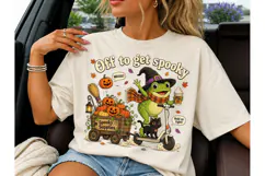 Spooky Frog Halloween PNG Tee Design-Spooky Frog Halloween P Product Image 3