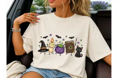Kawaii Halloween Witch PNG Shirt Design Product Image 1