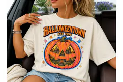 Halloweentown Est 1998 Pumpkin PNG Tee Product Image 3