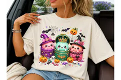 Kawaii Halloween Ghost PNG Sublimation Product Image 3