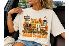 Small Town Fall Nashville PNG Shirt Desi Product Image 3