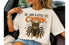 Just A Little Creepy Chihuahua PNG Tee Product Image 3