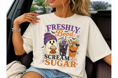 Freshly Bood Halloween Ghost PNG Shirt Product Image 3
