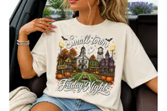 Small Town Friday Nights PNG Shirt Desig Product Image 3