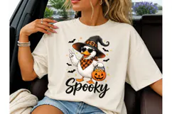 Spooky Duck Halloween PNG Shirt Design Product Image 3