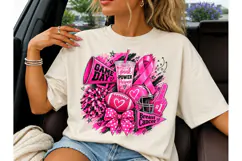 Game Day Breast Cancer PNG Shirt Design Product Image 1
