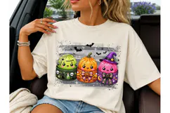 Halloween Kawaii Pumpkin PNG Tee Design Product Image 3