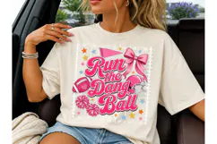 Run The Dang Ball Football PNG Tee Product Image 3