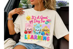 Good Day For Learning Teacher PNG Tee Product Image 1