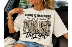 Praise The Lord Christian PNG Shirt Product Image 3