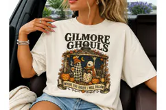 Gilmore Ghouls Halloween PNG Shirt Product Image 3