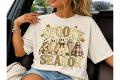 Spooky Season Ghost Fall PNG Shirt Desig Product Image 3