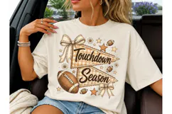 Touchdown Season Football PNG Tee Design Product Image 3