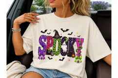 Spooky Halloween PNG Sublimation Tee Des Product Image 1