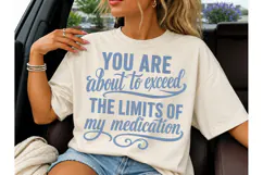 Funny Medication Humor PNG Shirt Design Product Image 3