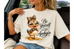 Be Yourself Duck PNG Sublimation Tee Product Image 1