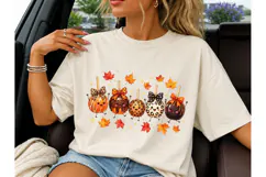 Kawaii Caramel Apple Fall PNG Tee Design Product Image 3