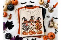 Halloween Witch Chickens PNG Tee Design Product Image 1