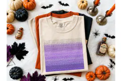 Purple Glitch Static VHS PNG Shirt Desig Product Image 2