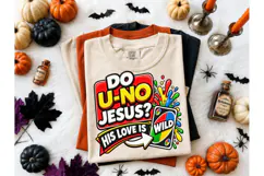Do U-No Jesus Wild Love PNG Shirt Product Image 1