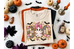 Cute Ghost Boo Halloween PNG Shirt Desig Product Image 2