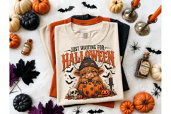 Just Waiting For Halloween PNG Tee Product Image 1
